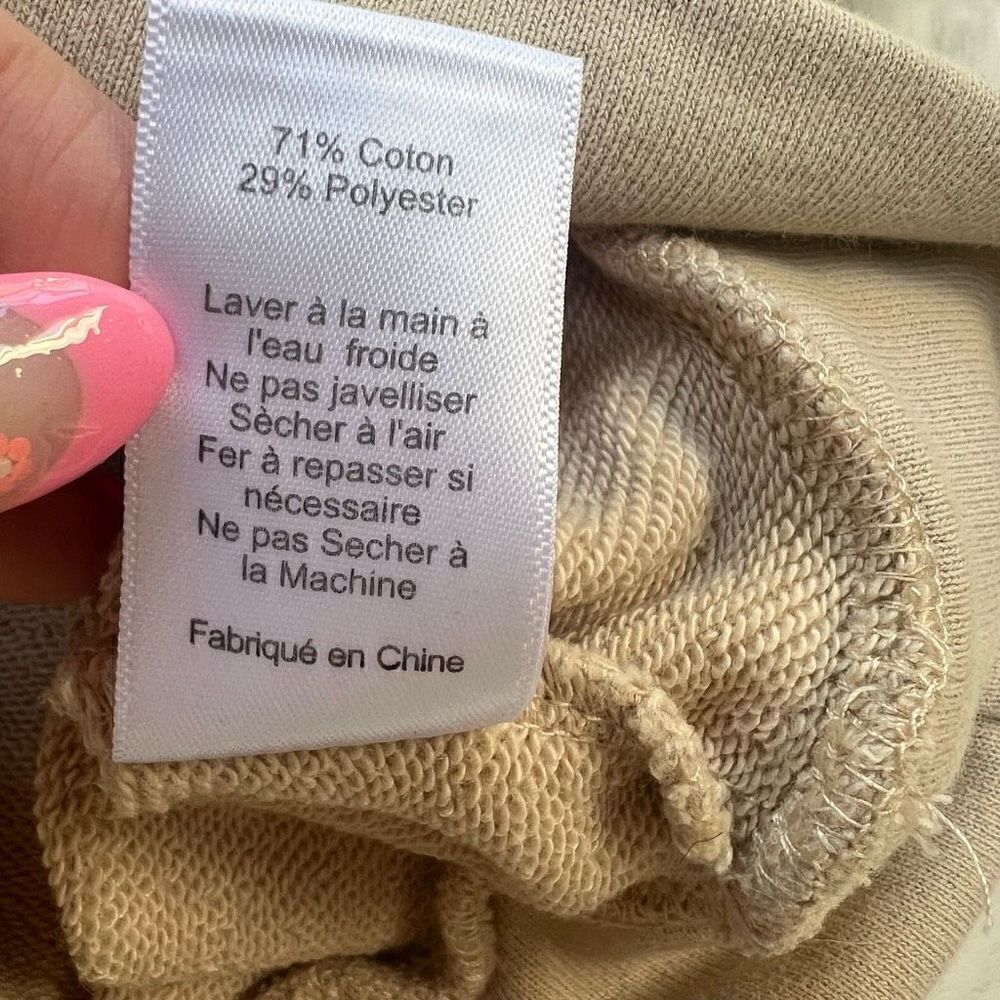 ASTR the label Swift Shoulder Cut Out Hoodie Sweatshirt Sand size M - Picture 11 of 13